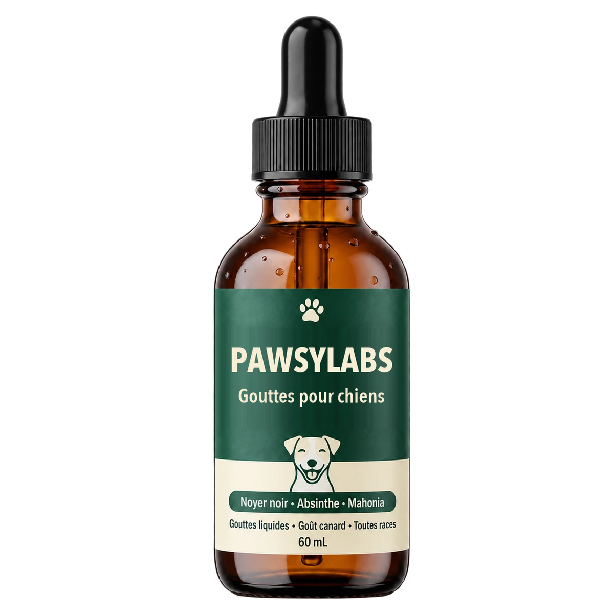 PawsyLabs – Tropfen für Hunde, 60 ml