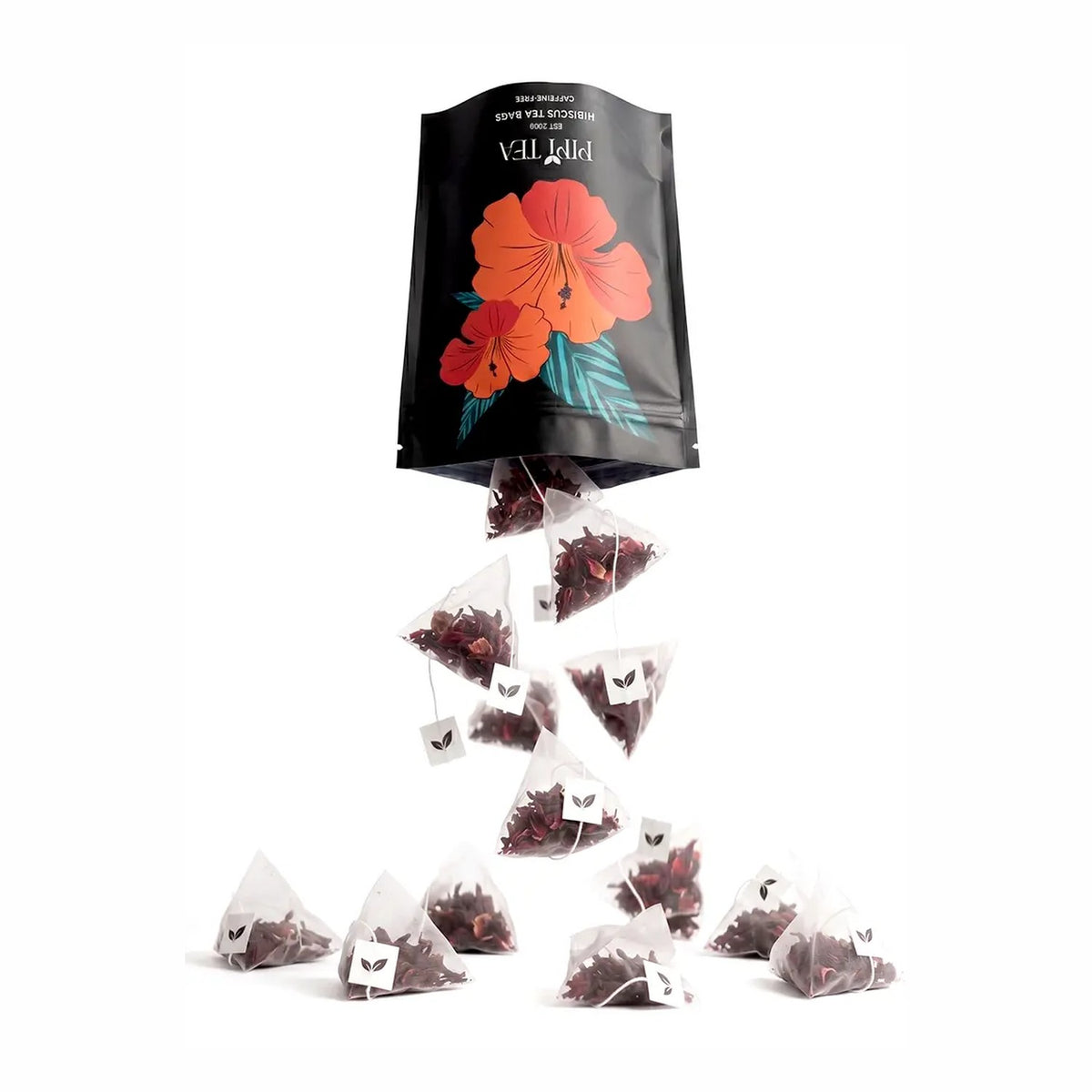 Beutel Hibiskustee mit Pyramidenbeuteln