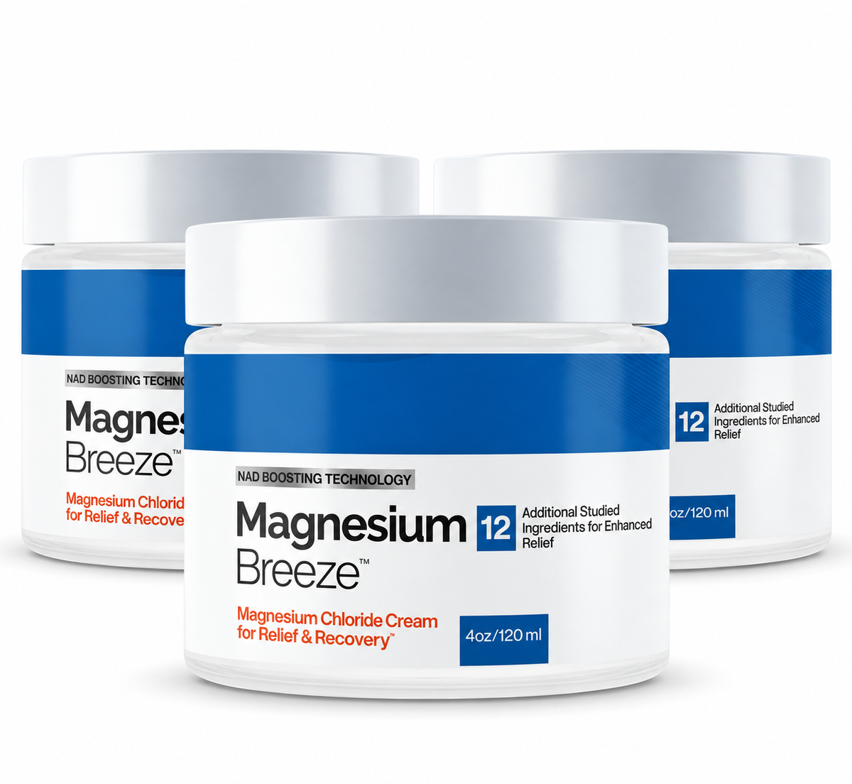 3er-Pack Magnesium Breeze, Tiegel mit je 120 ml