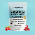 Beutel SPNutrition Magnesiumbisglycinat-Fruchtgummis, Himbeergeschmack